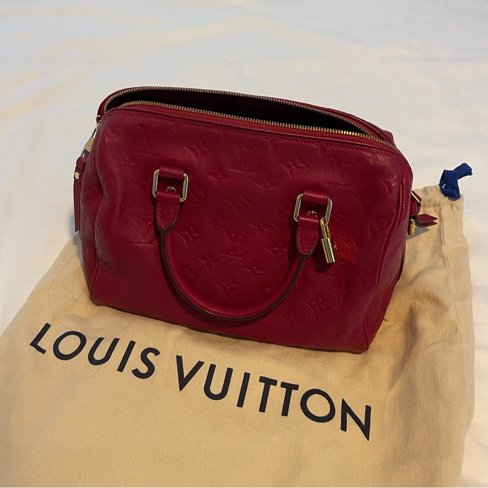 Louis Vuitton Monogram Empreinte Speedy Bandoulière 25